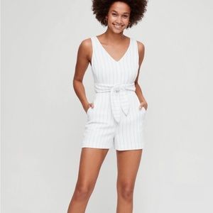Aritiza Wilfred super cute white romper